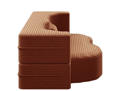 Convertible Foam-Filled Sleeper Sofa Bed With 2 Pillows
