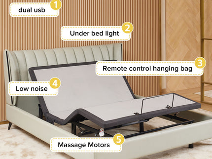 Ergonomic Adjustable Bed & Zero Gravity Base