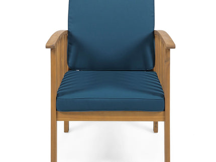Casa - Acacia Club Chair Coastal Classic Outdoor Seating, Waterproof Fabric