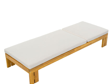 Outdoor Chaise Lounge With 5 Position Adjustable Backrest