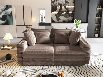 Modern Comfy Upholstered Sofa Cloud Couch & Deep Seat Couches