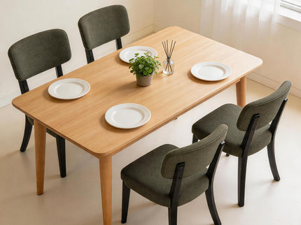 Contemporary Armless Dining Chairs (Set of 2)