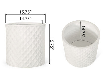 Planter - Antique White