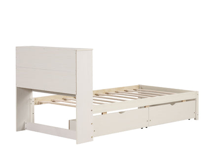 Bed Frame With Built In USB Port And 2 Drawers