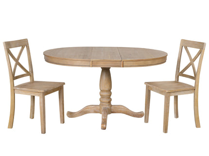 Modern Dining Table Set For 4, Round Table And 4 Kitchen Room Chairs, 5 Piece Kitchen Table Set For Dining Room, Dinette, Breakfast Nook