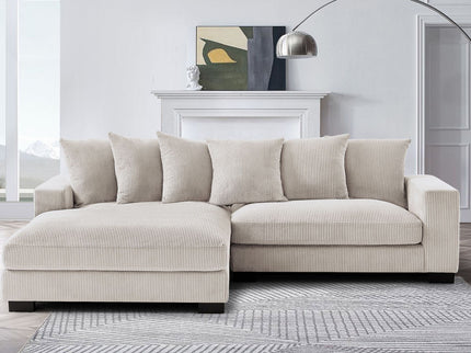 Luxe - Oversized 2 Piece Sectional Couches For Living Room, L Shaped Sofa With Chaise