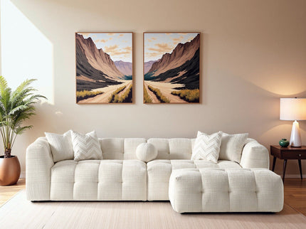 Alana - Modular Sectional Sofa - Ivory