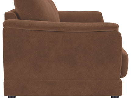 Dania - Sofa With Tufted Arms - Rust