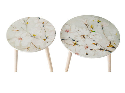Nature-Inspired Side Tables (Set of 2)