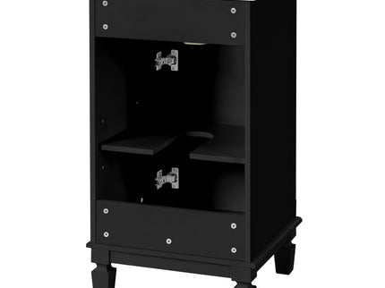 Bathroom Vanity With Sink, Soft-Closing Door, Adjustable Shelf