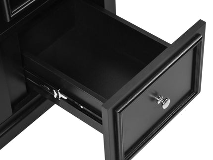 Bathroom Vanity With Sink, Modern Elegant Bathroom Storage Cabinet With 3 Drawers And Adjustable Shelves, Freestanding Vanity Set With Mirror Cabinet, Single Sink Bathroom Vanity