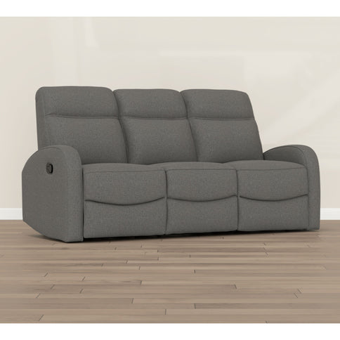 Manual Reclining Sofa With Dual Independent Recliners