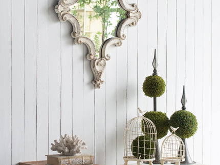 Slimline wash Console Table, For Hallway Living Room Bedroom - White Washed