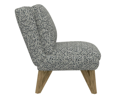 Armless Accent Chair - Dark Navy