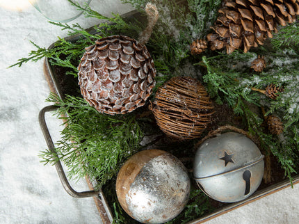 Christmas Ball Ornaments, Wood Decorative Hanging Ball Christmas Tree Ornaments For Holiday Party Decorations