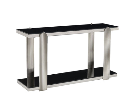 Console Table With Double Tier Storage