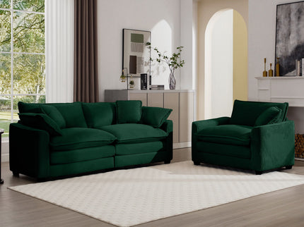 Elegant Oversized Sectional Sofa Set With Deep Seats And Flexible Layout