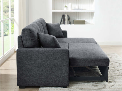 Upholstered Sectional & Pull Out Bed And Chaise Storage