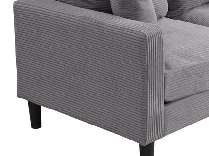 Modern Upholstered Loveseat Sofa, High Resilience