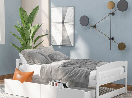 Platform Bed With 2 Drawers