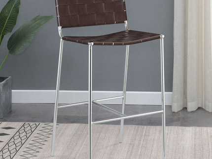 Langton - Upholstered Bar Chair - Brown