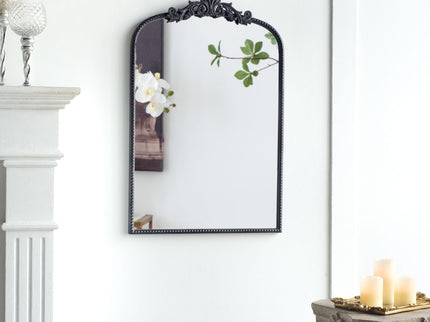 Arch Mirror, Baroque Inspired Wall Decor For Bathroom, Bedroom, Living Room
