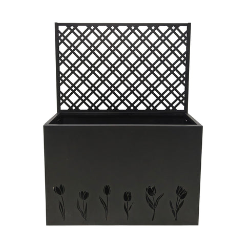 Tall Planter Raised Garden Bed With Trellis