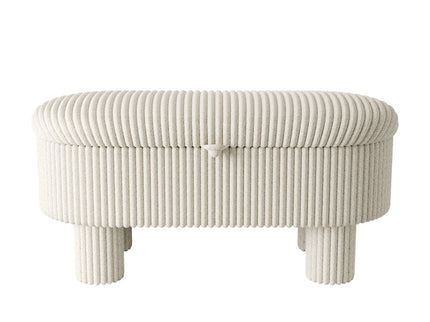 Storage Ottoman Upholstered Bench With Lift Top Storage For Bedroom