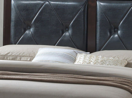 Padded Headboard Bed