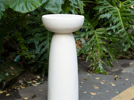 Magnesium Oxide Plant Stand - White