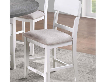 Contemporary Counter Height Dining Set With Built In Lazy Susan