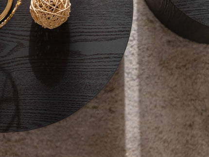 Round Nesting Coffee Table For Small Space (Set of 2)