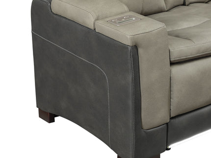 Bruno - Power Reclining Sofa With LED Lighting