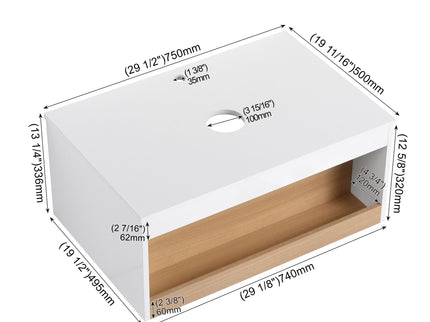 Floating Bathroom Vanity With Vessel Sink