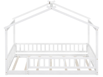 Bed House Bed Frame With Fence