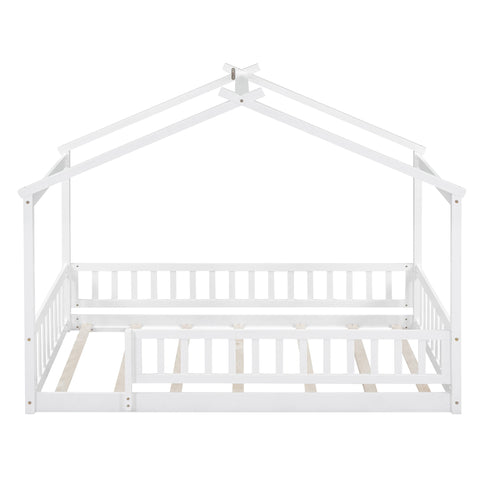 Bed House Bed Frame With Fence