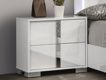 Nightstand With Vertical Handles