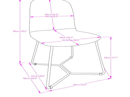 Wilcox - Dining Chair (Set of 2) - Charcoal Gray