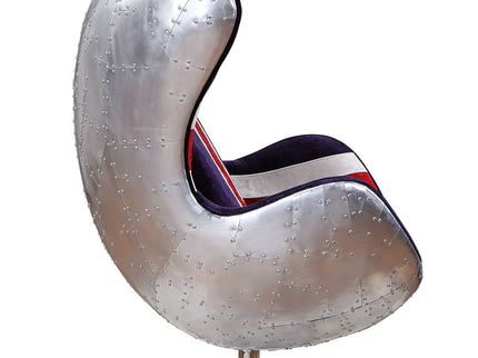 Brancaster - Pattern Accent Chair With Swivel - Multi