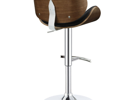 Adjustable Height Bar Stool - Black
