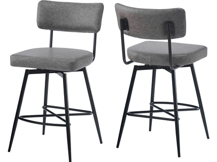 Retro Swivel Counter Stools (Set of 2)
