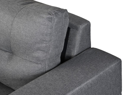 Sectional Sofa Set For Living Room With L Shape Chaise Lounge, Cup Holder And Left Or Right Hand Chaise Modern 4 Seat
