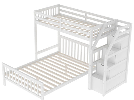 Loft Bed With Staircase And Storage