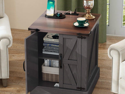 Nightstand With Adjustable Shelf