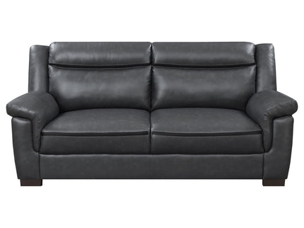 Borden - 2 Piece Living Room Set With Smooth Upholstery - Gray