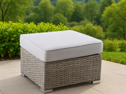 Stylish Outdoor Ottoman With Cushion For Comfort