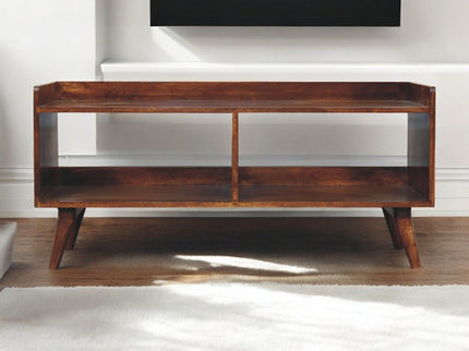 Open Top Media Unit - Brown