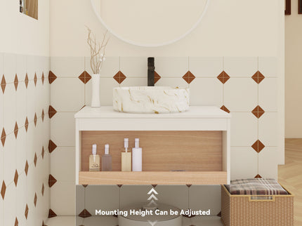 Floating Bathroom Vanity With Vessel Sink