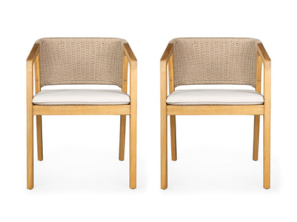 Patio Dining Chair (Set of 2) - Light Teak