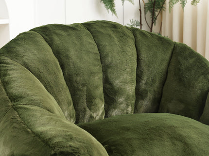 Beanbag Chair, Beanbag Sofa Chair With Armrests Stuffed High Density Foam